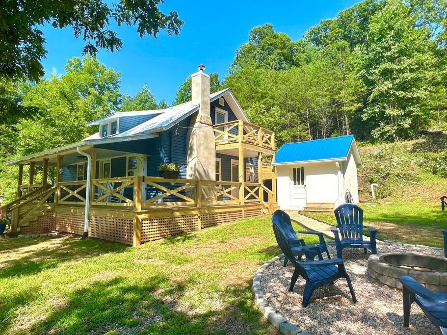 Riverside Relaxer W/Hot Tub+Fire Pit +Wifi & View Franklin Exterior foto